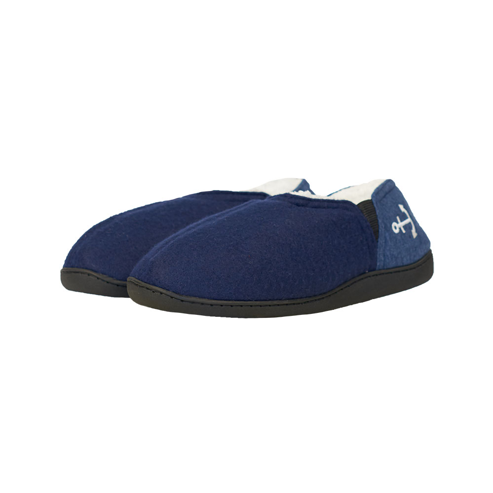 Men home slippers 41-46 blue